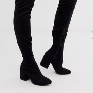 Aldo black knee high boots